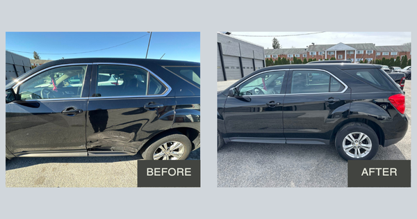 Lincoln Before and After at Preston Auto Body of Wilmington in Wilmington DE